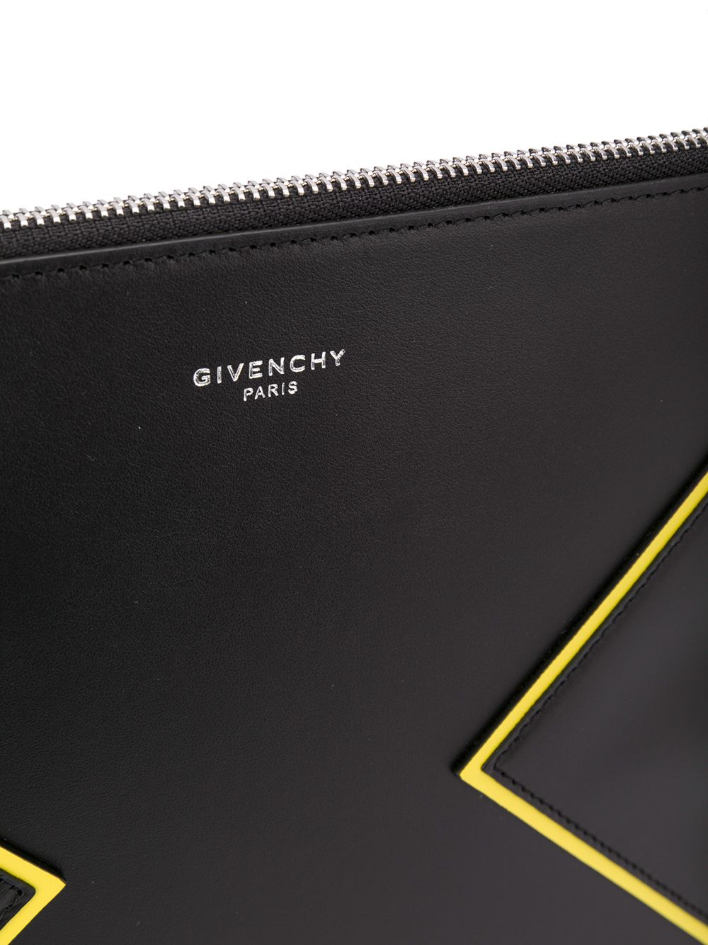 фото Givenchy клатч на молнии с контрастной окантовкой