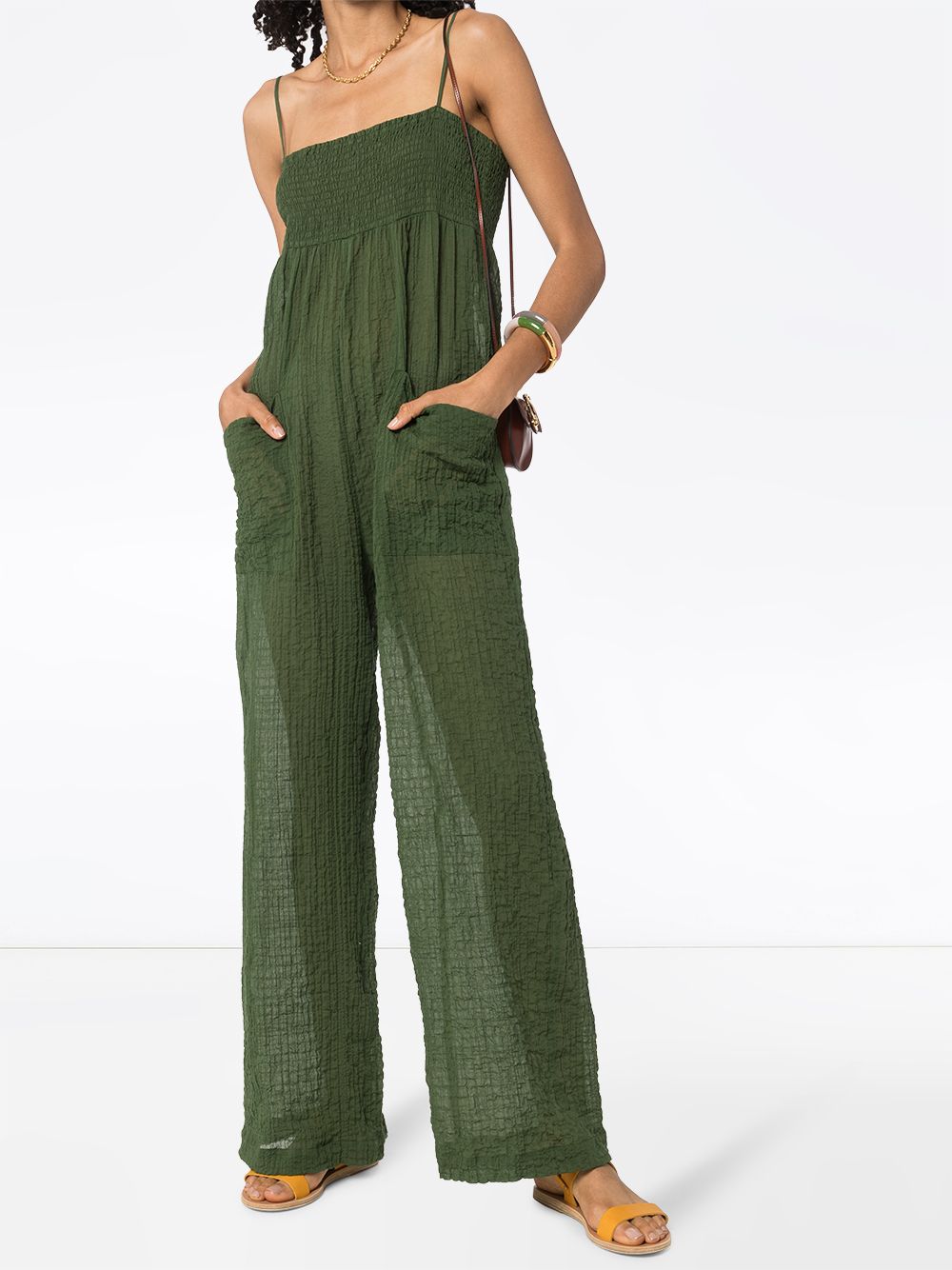 фото Three graces tallie semi-sheer jumpsuit