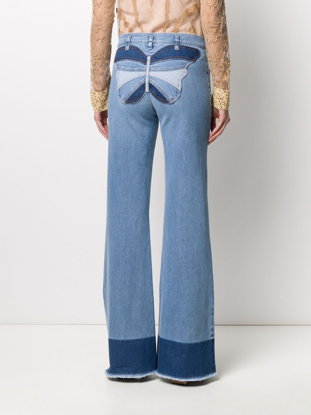 фото Redvalentino расклешенные джинсы