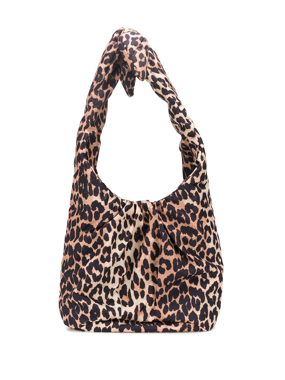 фото Ganni сумка-тоут с леопардовым принтом