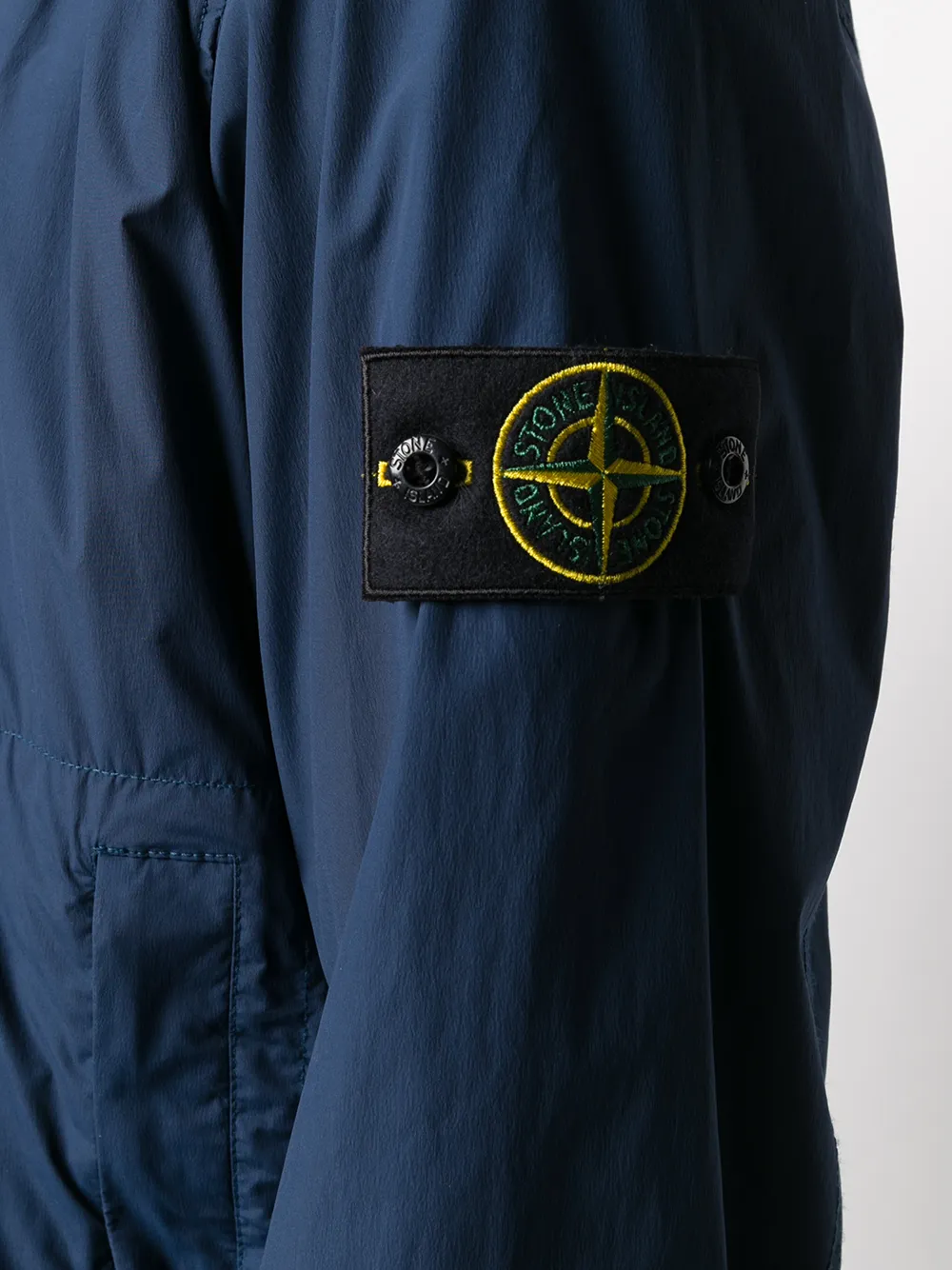 фото Stone island бомбер с нашивкой-логотипом