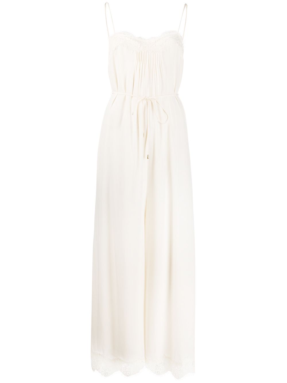 фото Zimmermann lace-trim sleeveless jumpsuit