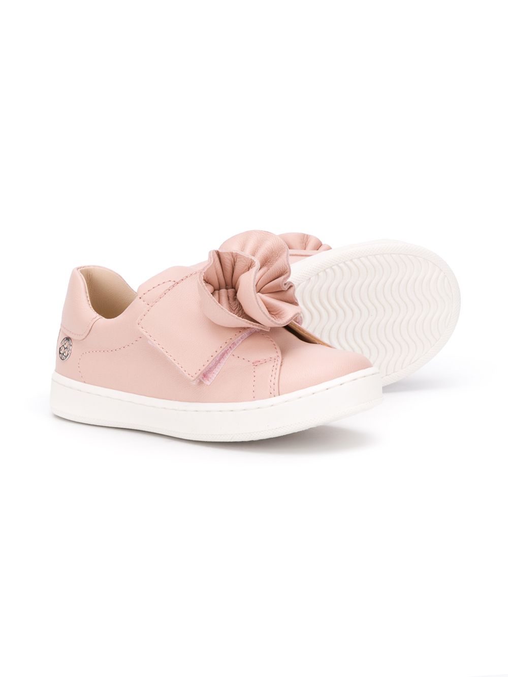 фото Florens ruffled-bow touch-strap sneakers