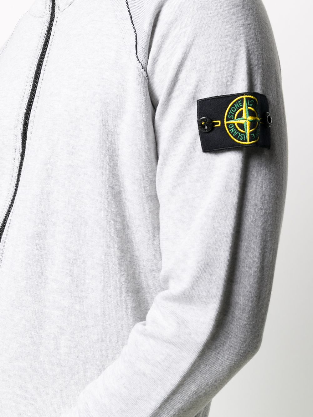 фото Stone island свитер на молнии с высоким воротником