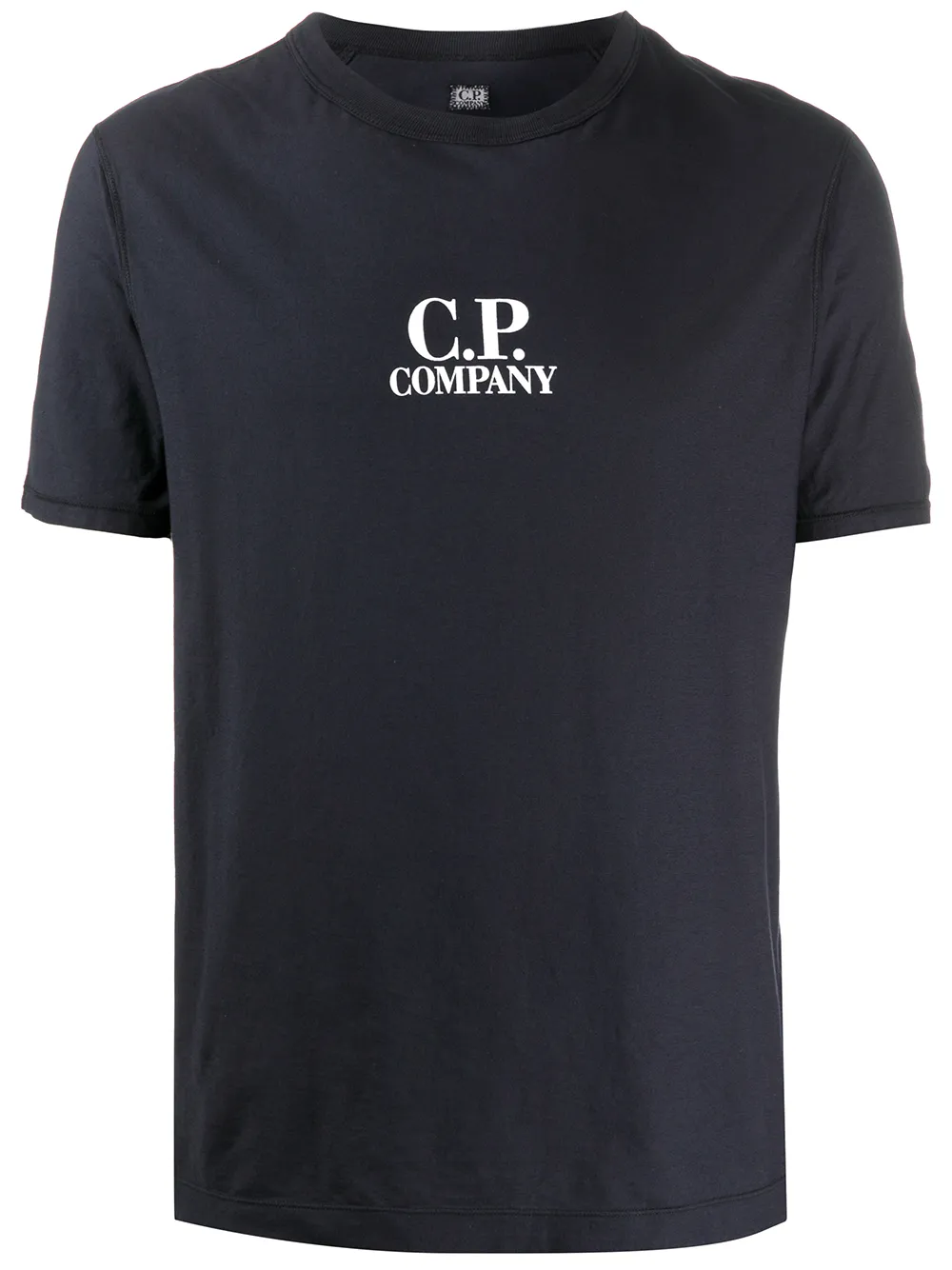 фото C.p. company logo print cotton t-shirt