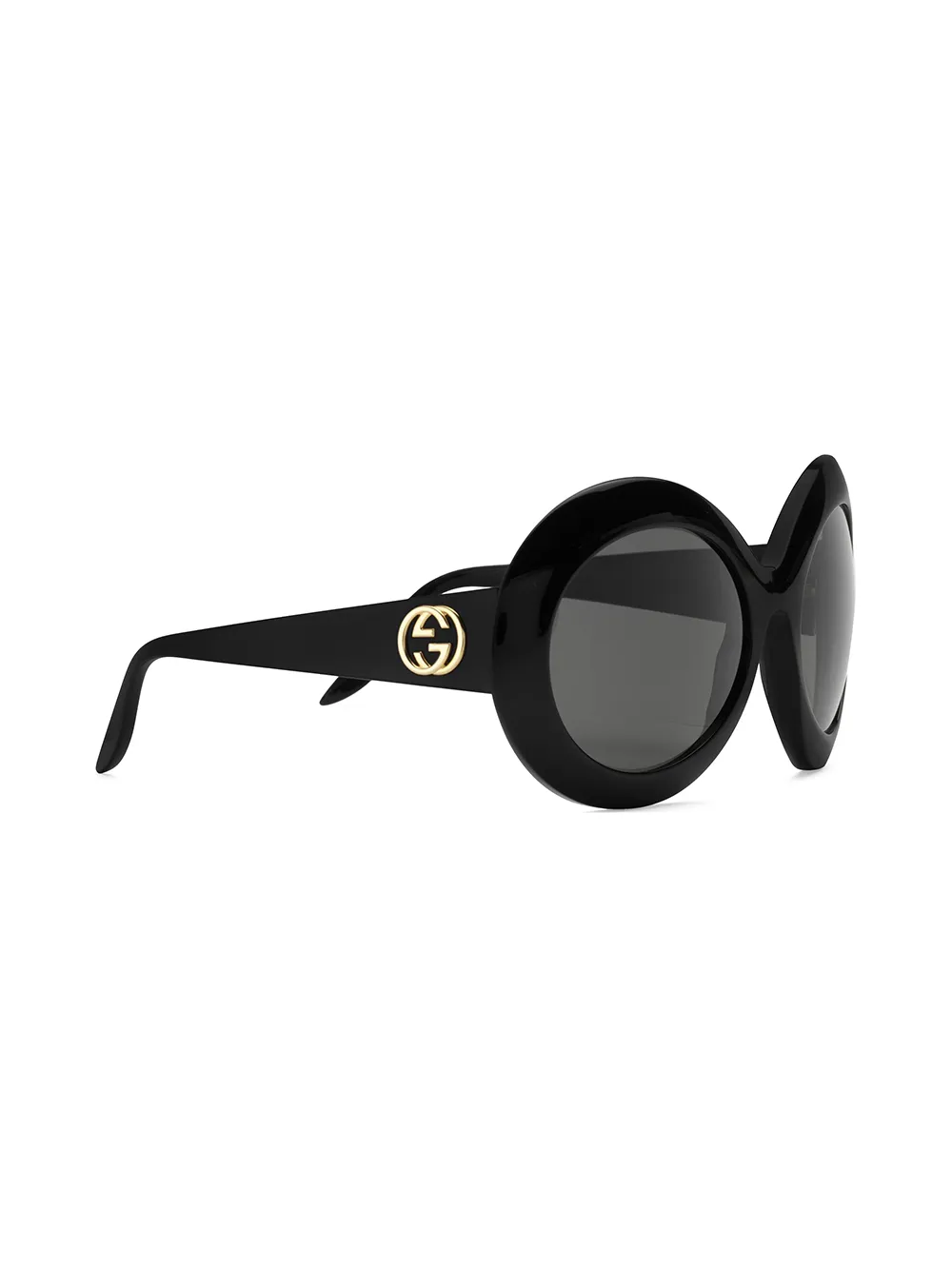 фото Gucci eyewear солнцезащитные очки в массивной круглой оправе