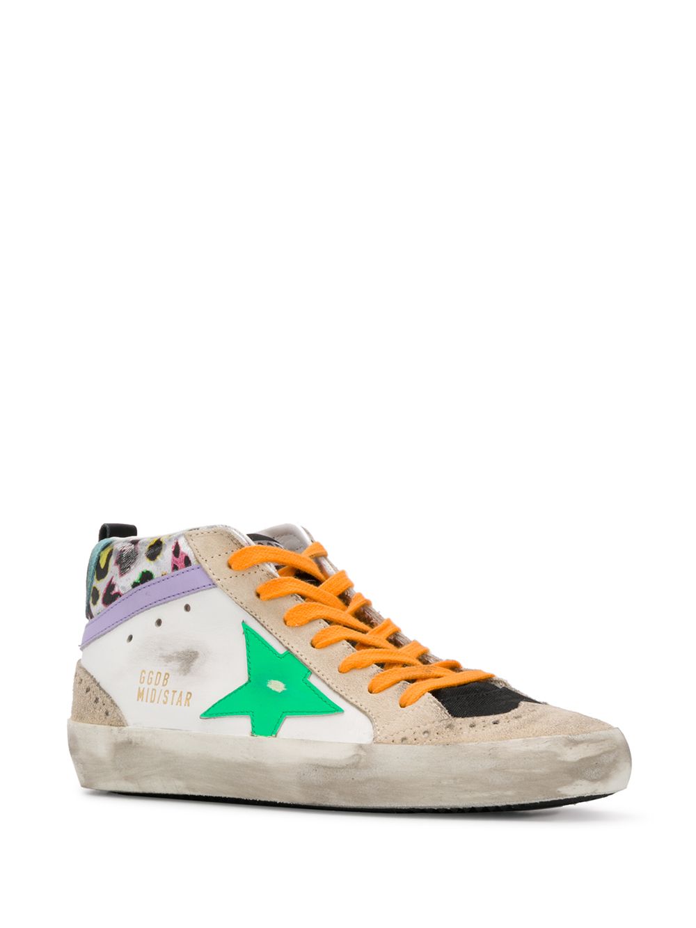 фото Golden goose высокие кеды mid-star