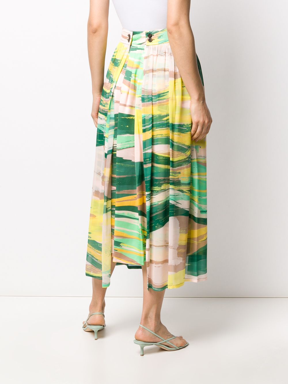 фото Frenken colour-block midi skirt