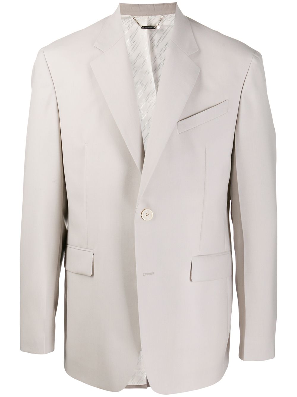 фото Givenchy однобортный пиджак строгого кроя