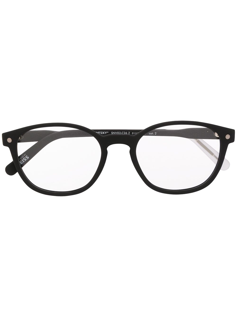 фото Snob radetzky round frame glasses