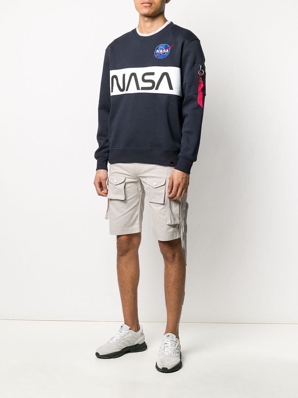 фото Alpha industries толстовка из коллаборации с nasa