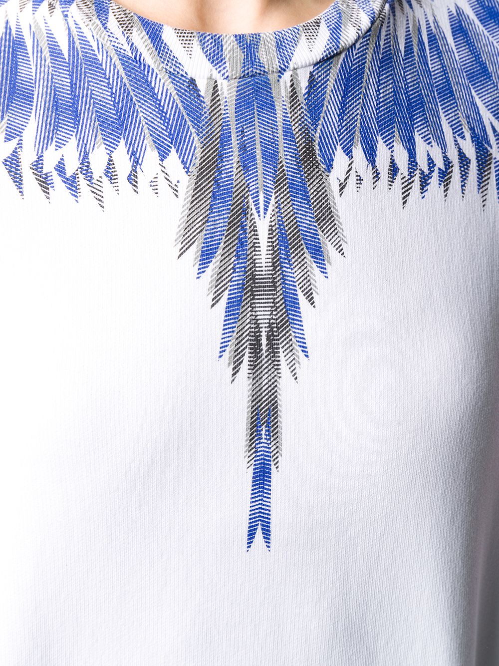 фото Marcelo burlon county of milan толстовка wings свободного кроя