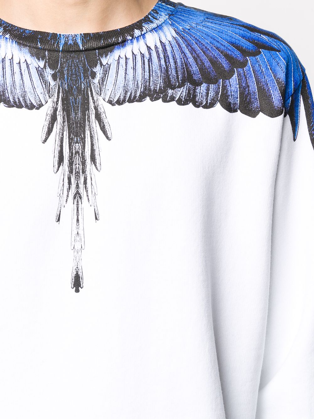 фото Marcelo burlon county of milan толстовка с принтом wings