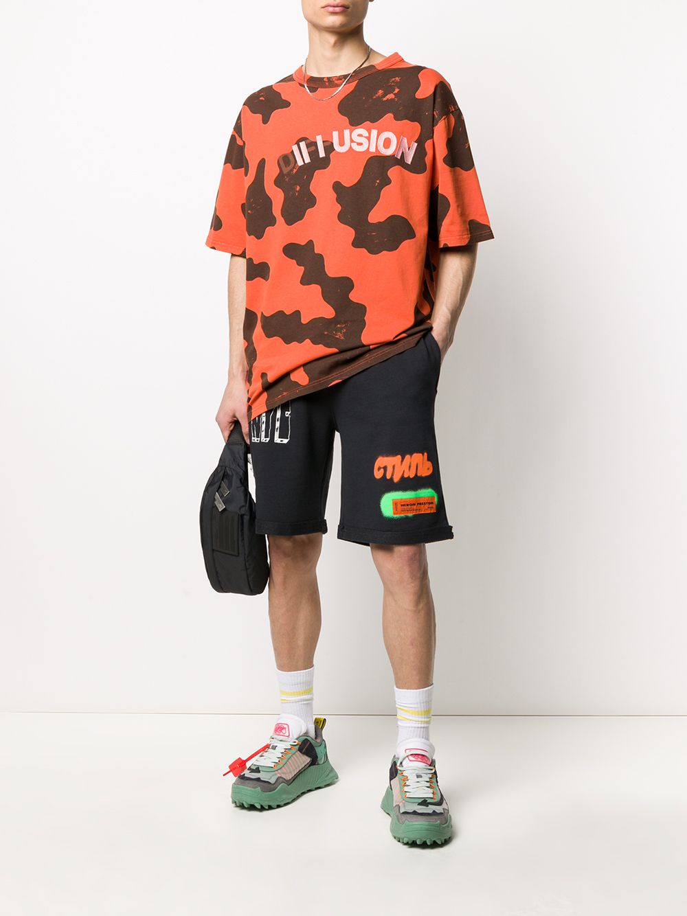 фото Heron preston спортивные шорты с логотипом