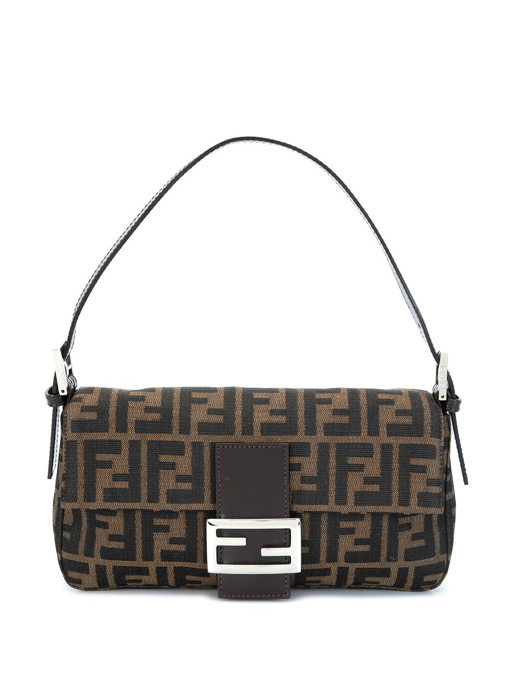 фото Fendi pre-owned сумка mamma baguette с узором zucca