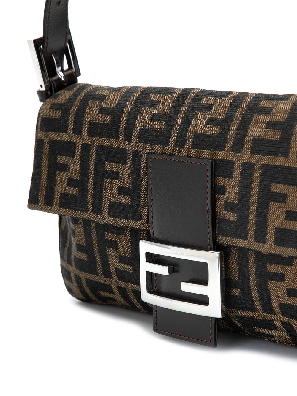 фото Fendi pre-owned сумка mamma baguette с узором zucca