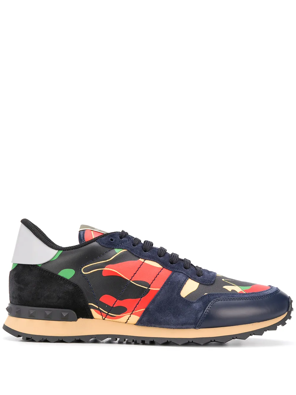 фото Valentino кроссовки valentino garavani rockrunner camouflage