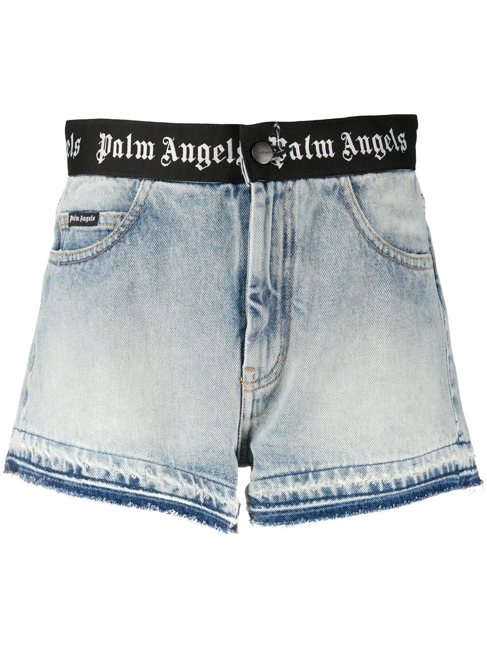 фото Palm angels джинсовые шорты с логотипом