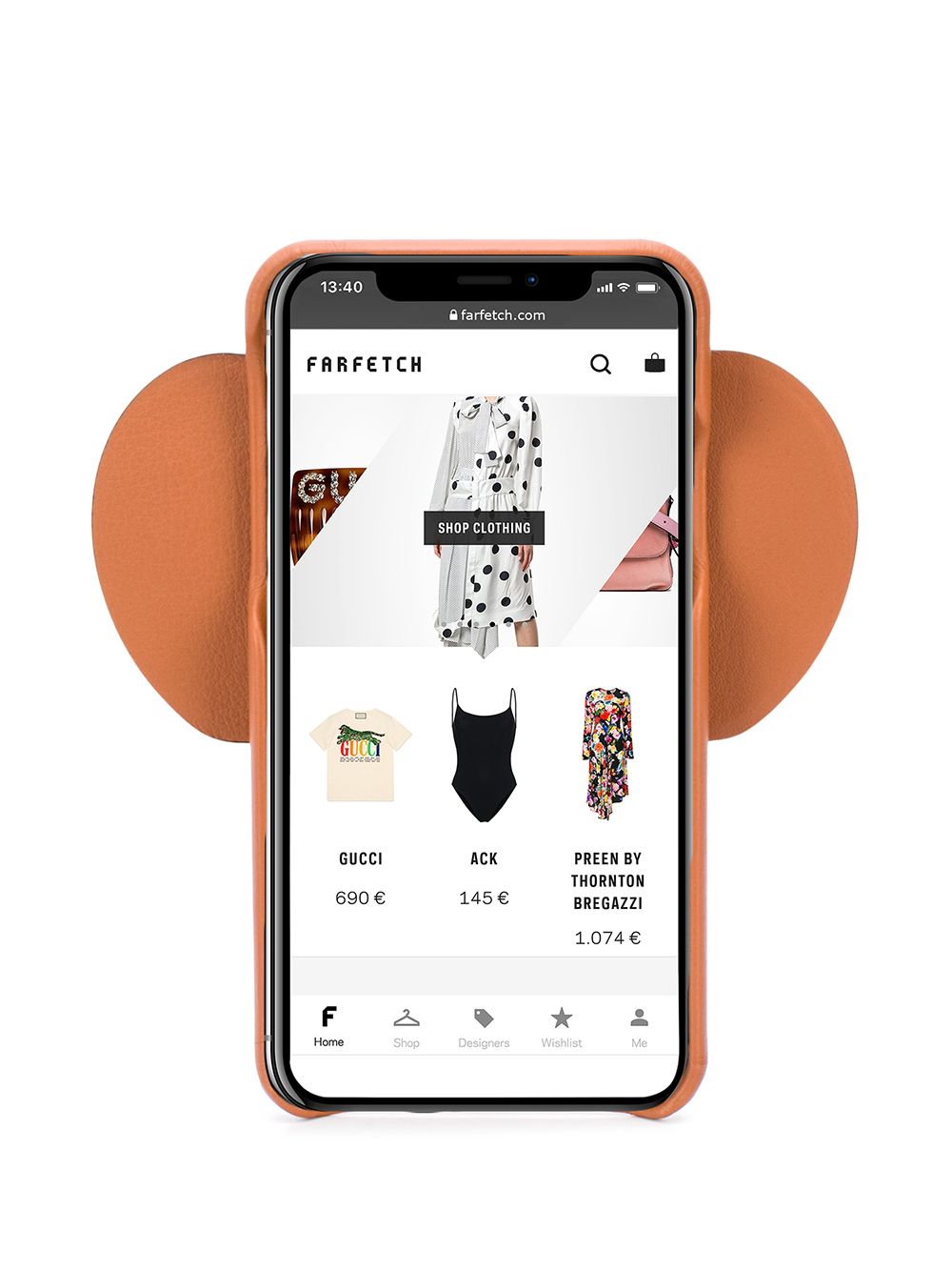 фото Loewe чехол для iphone x/xs с аппликацией