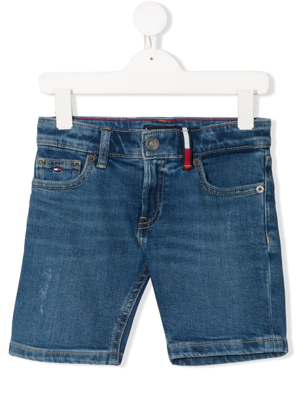 фото Tommy hilfiger junior джинсовые шорты с логотипом