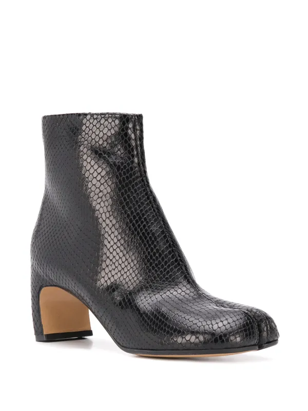 maison margiela snakeskin boots