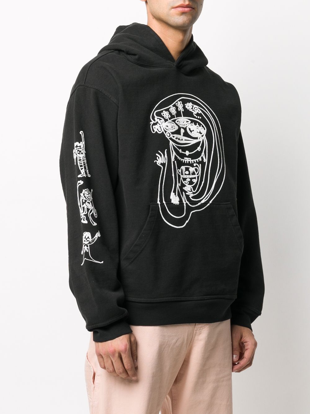 фото Brain dead p&ty oversized hoodie