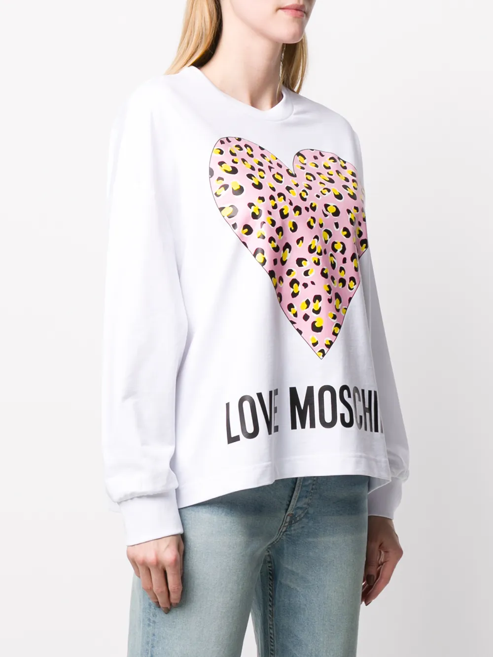 фото Love moschino толстовка оверсайз с логотипом