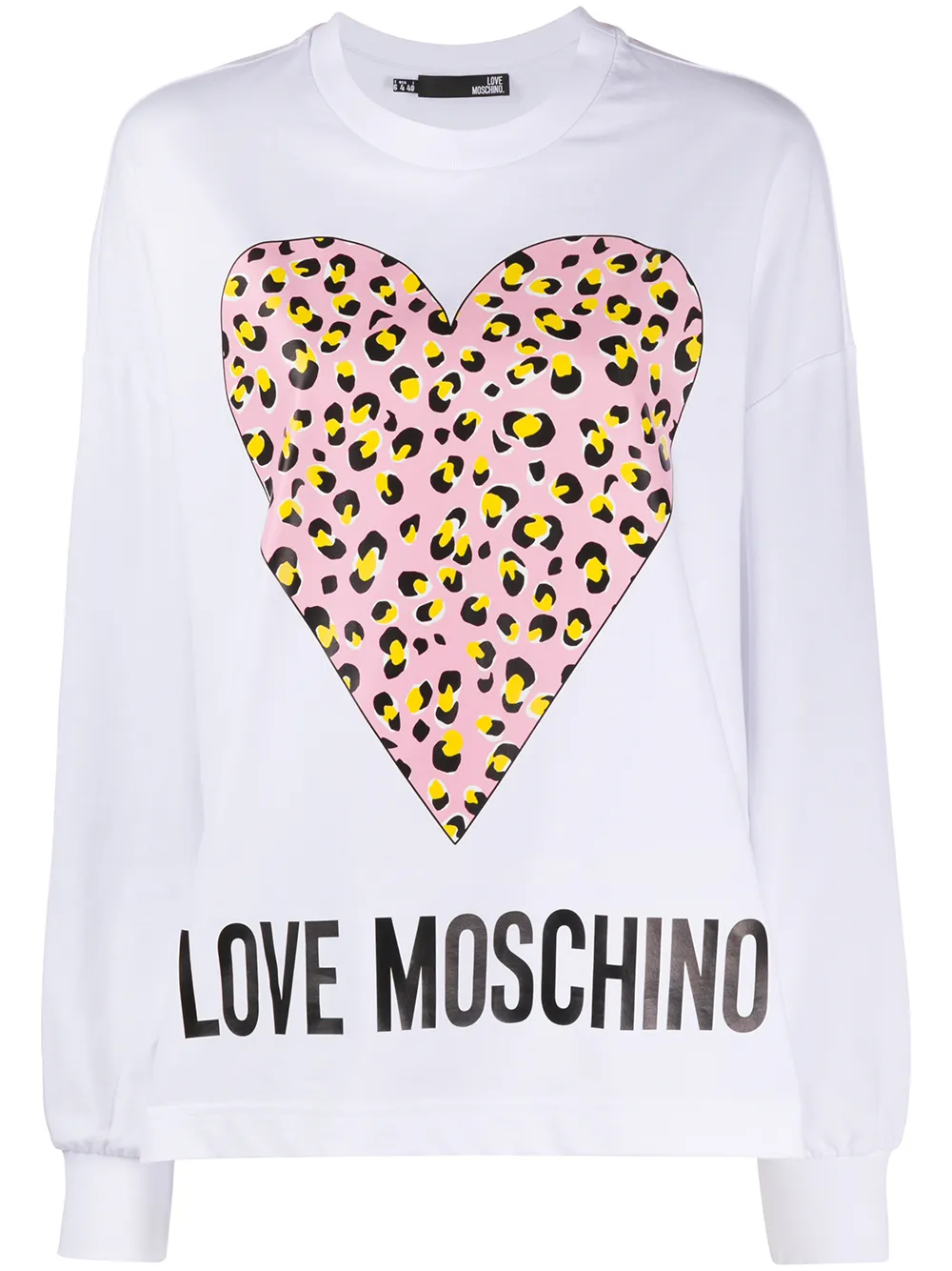 фото Love moschino толстовка оверсайз с логотипом