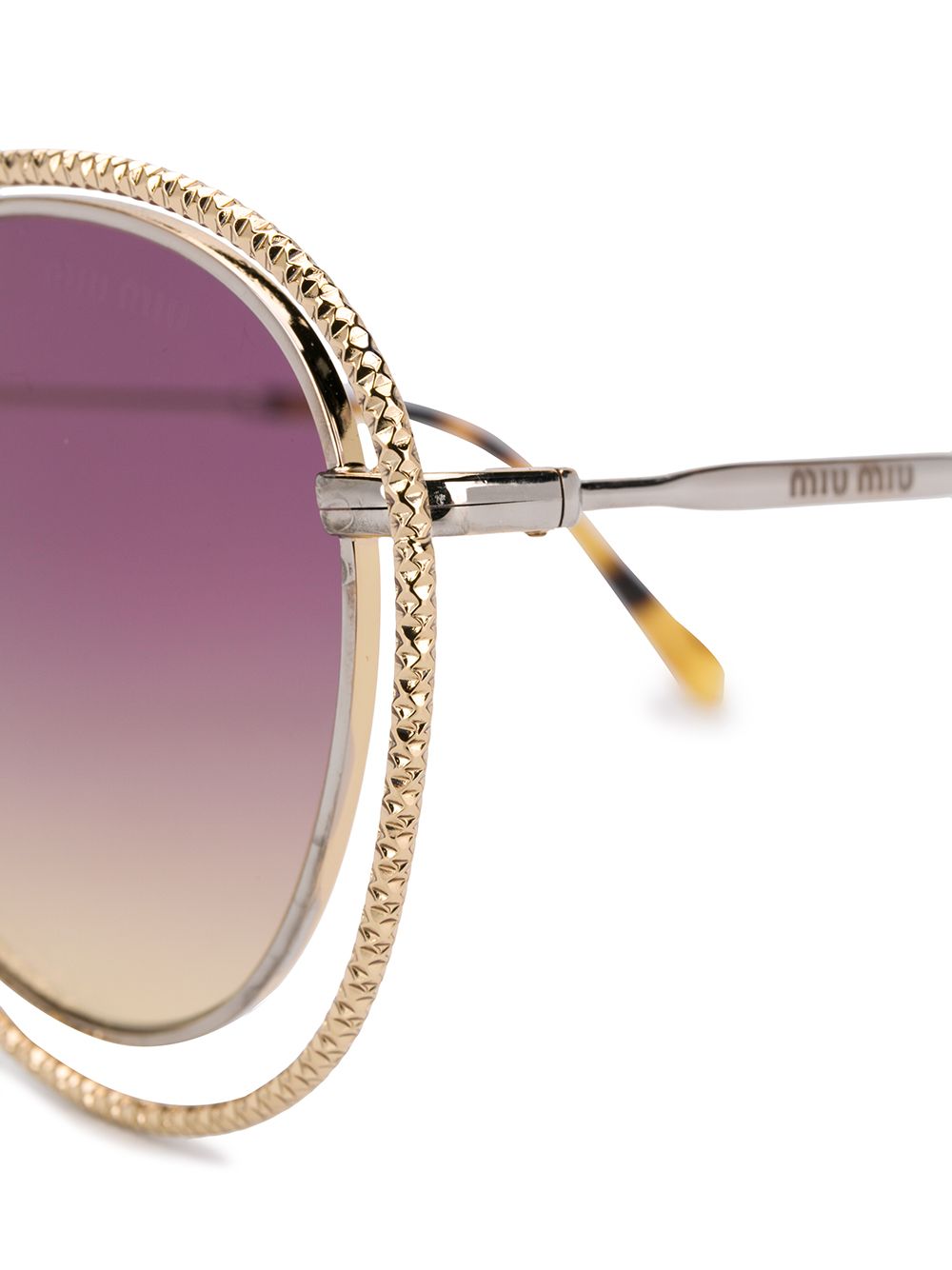 фото Miu miu eyewear солнцезащитные очки la mondaine