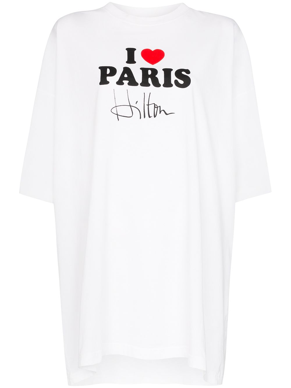 фото Vetements футболка i love paris hilton