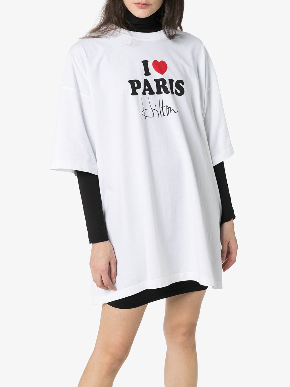 фото Vetements футболка i love paris hilton