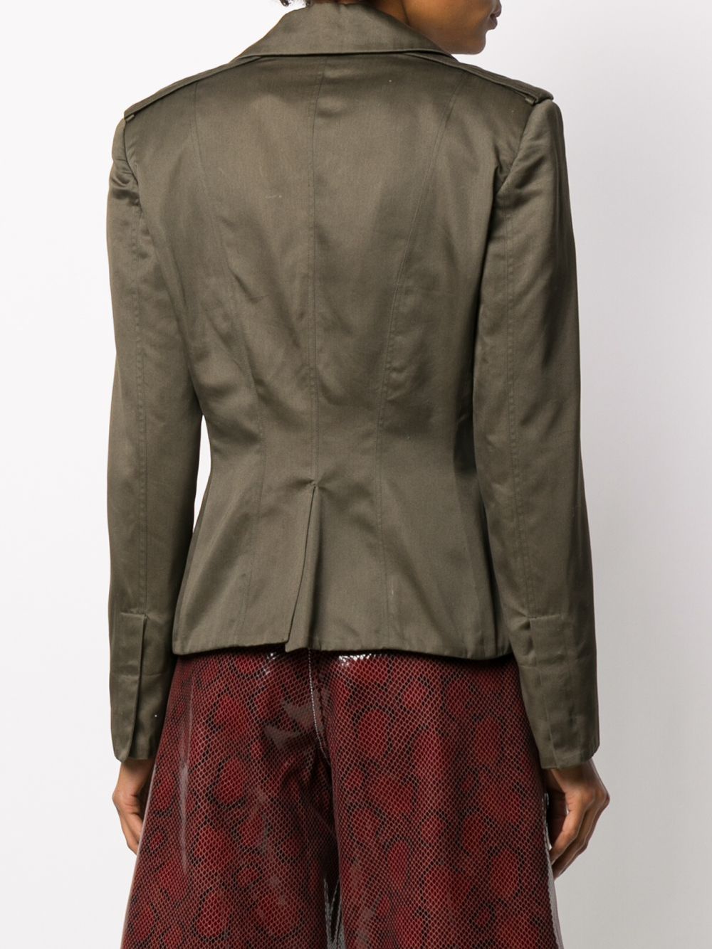 фото Gucci pre-owned приталенная куртка в стиле сафари