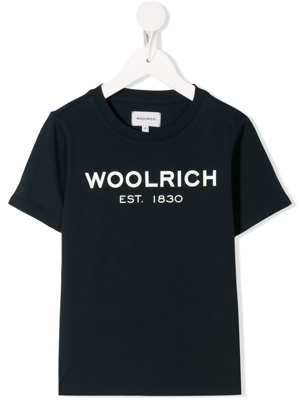 фото Woolrich kids футболка с логотипом