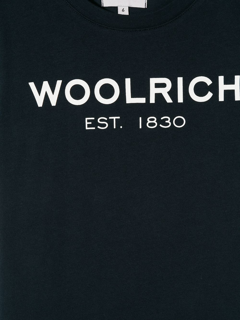 фото Woolrich kids футболка с логотипом