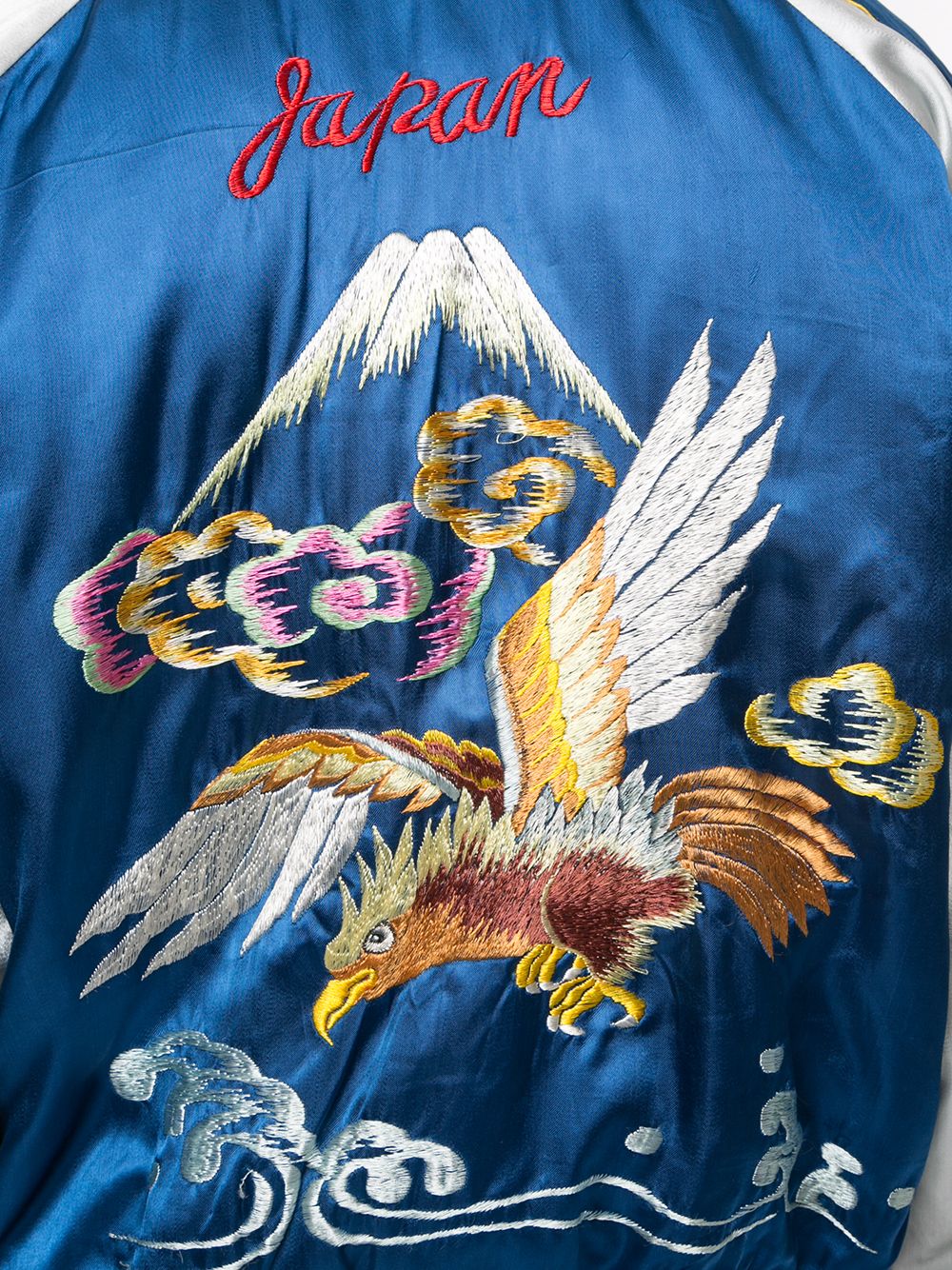 фото Fake alpha vintage 1950s embroidered animals bomber jacket