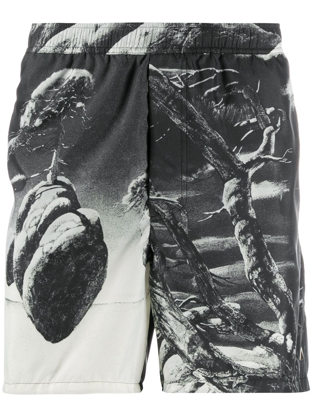 фото Valentino плавки-шорты с принтом floating island