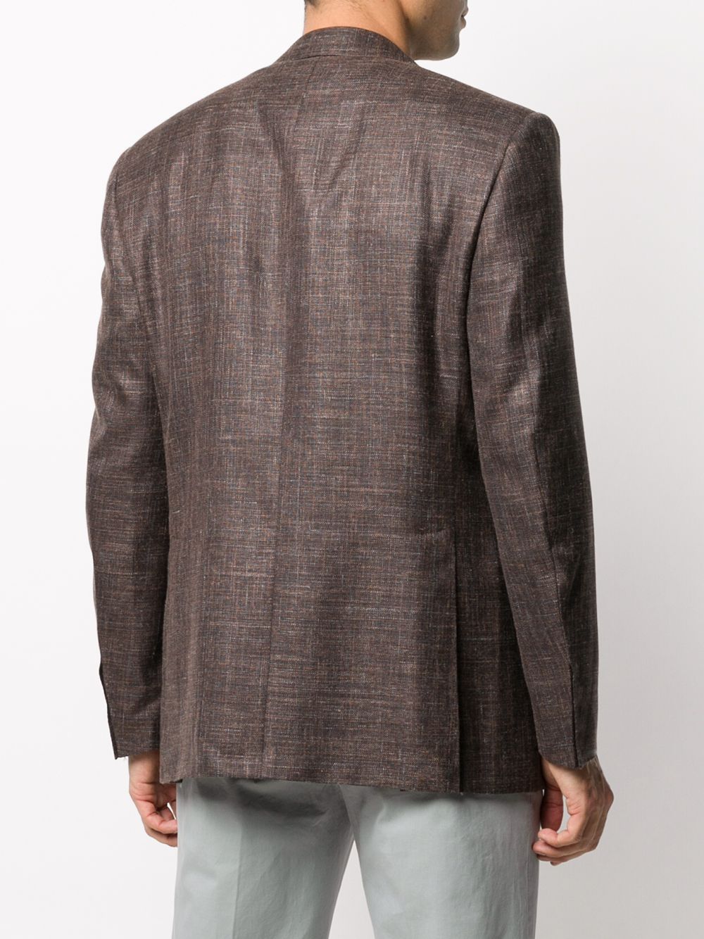 фото Canali фактурный однобортный пиджак