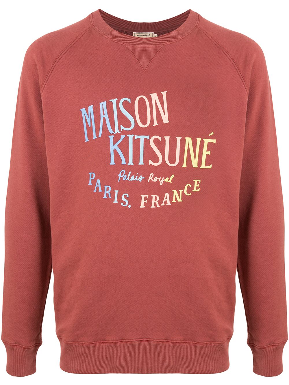 фото Maison kitsuné толстовка с принтом address