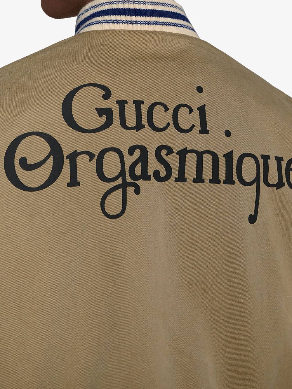 фото Gucci двусторонний бомбер с принтом gucci orgasmique