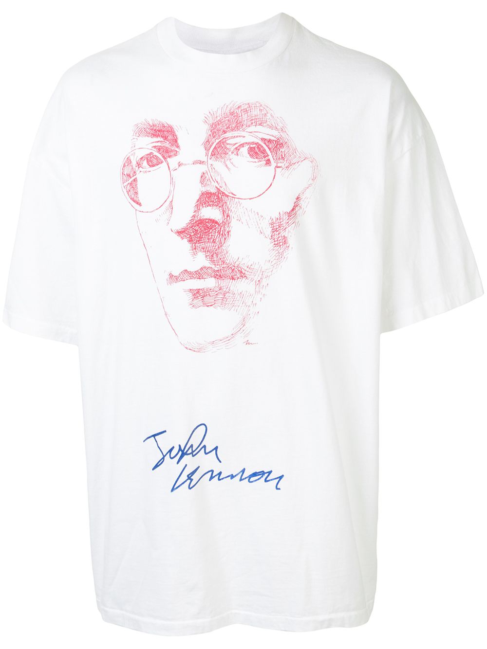 фото Fake alpha vintage john lenon print t-shirt