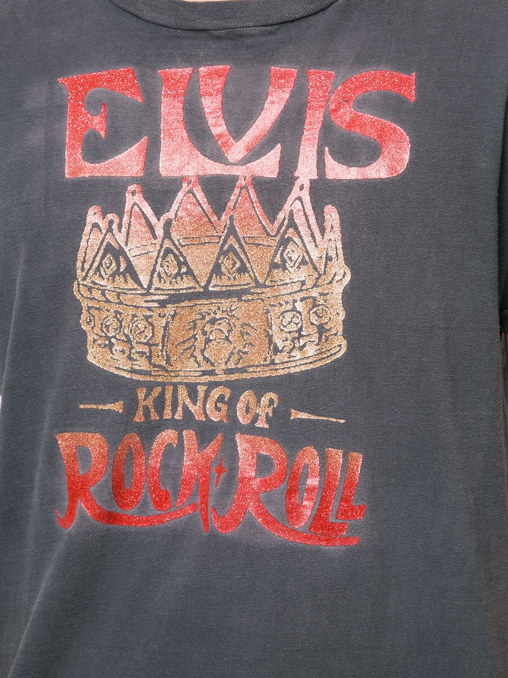 фото Fake alpha vintage 1970s elvis presley print t-shirt