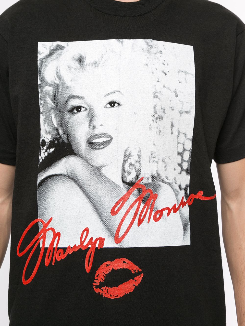 фото Fake alpha vintage marilyn monroe print t-shirt