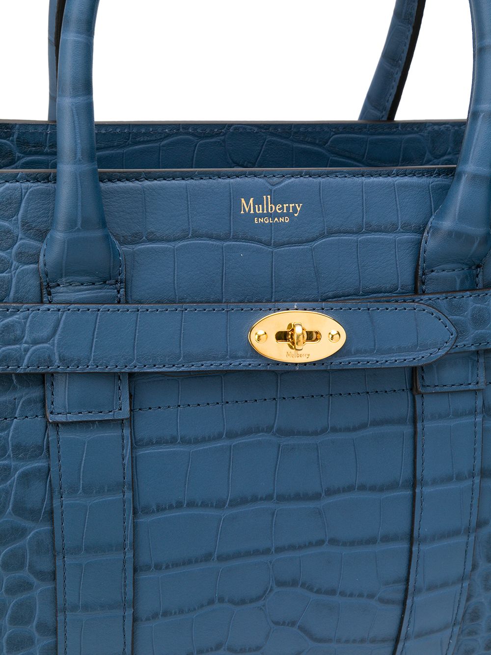 фото Mulberry маленькая сумка-тоут bayswater на молнии