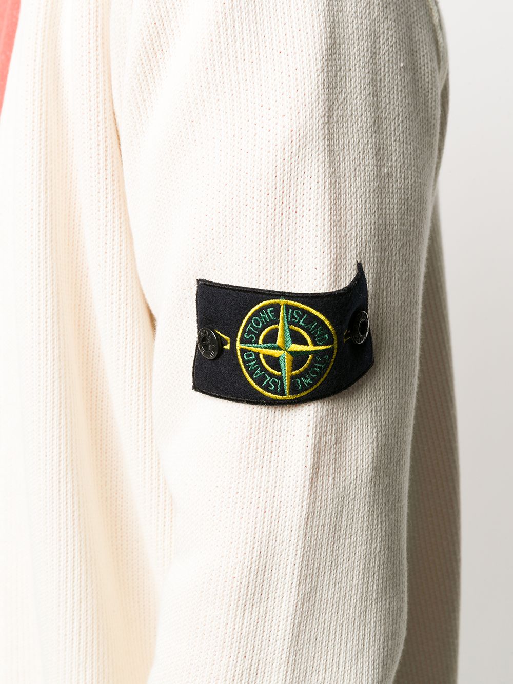 фото Stone island джемпер на молнии с нашивкой-логотипом