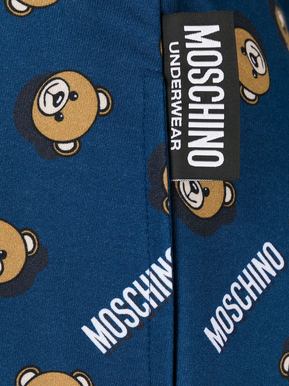 фото Moschino спортивные шорты с принтом teddy bear