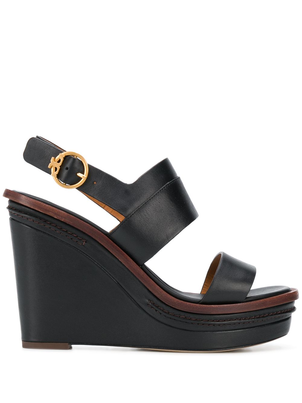 фото Tory burch босоножки selby 120 на танкетке