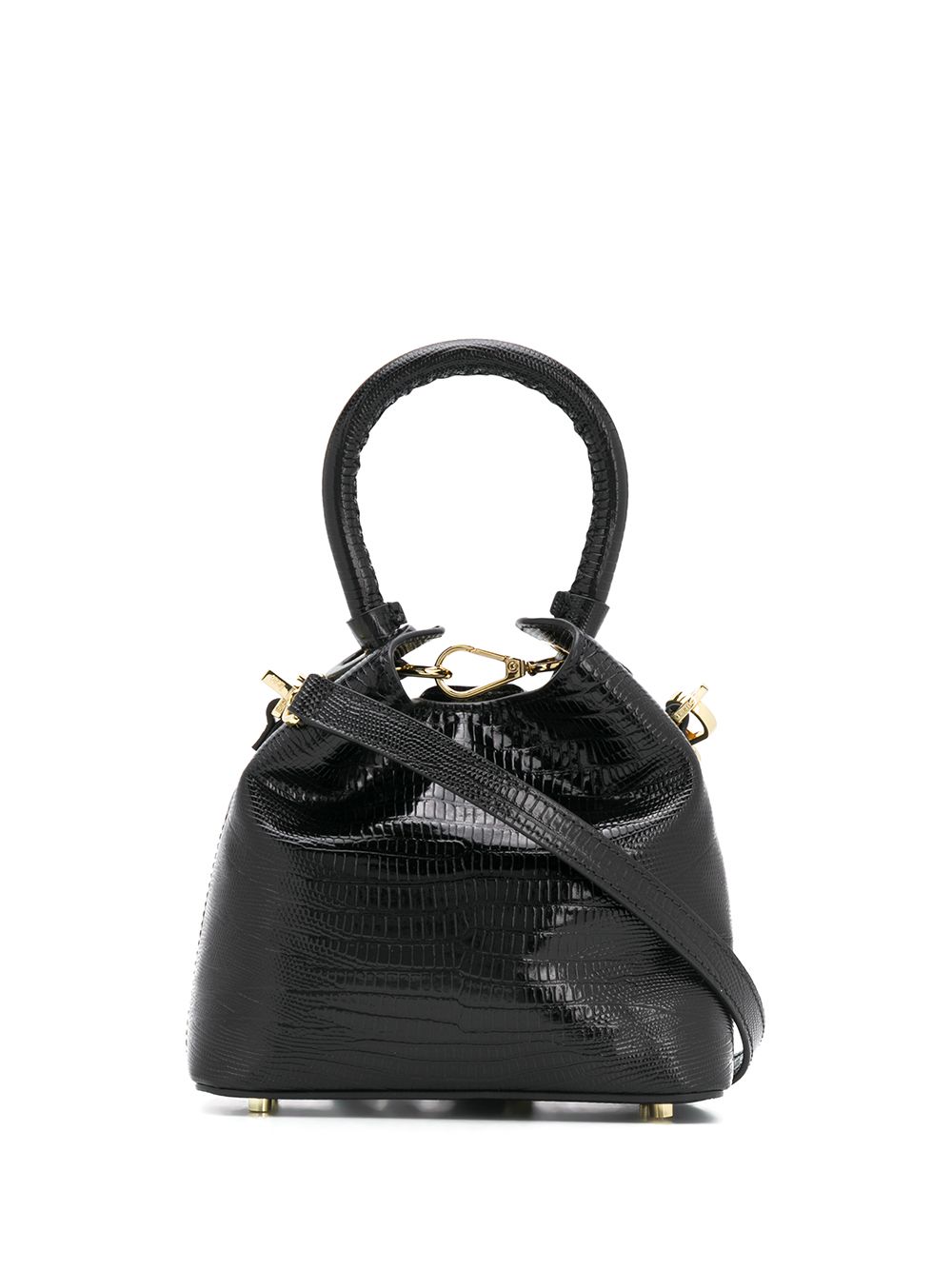 фото Elleme crocodile embossed mini bag