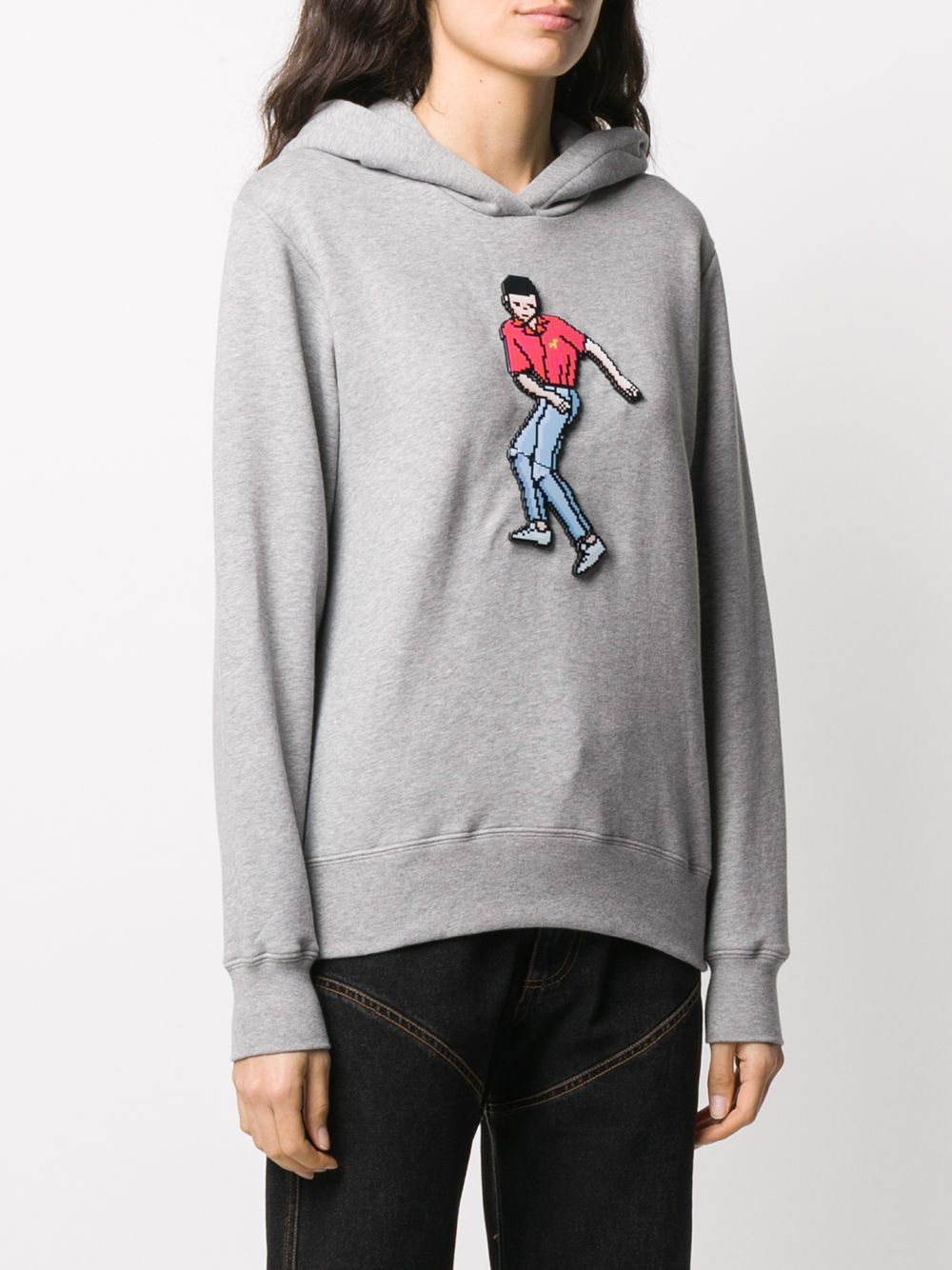 фото Kirin pixelated dancer plaque hoodie