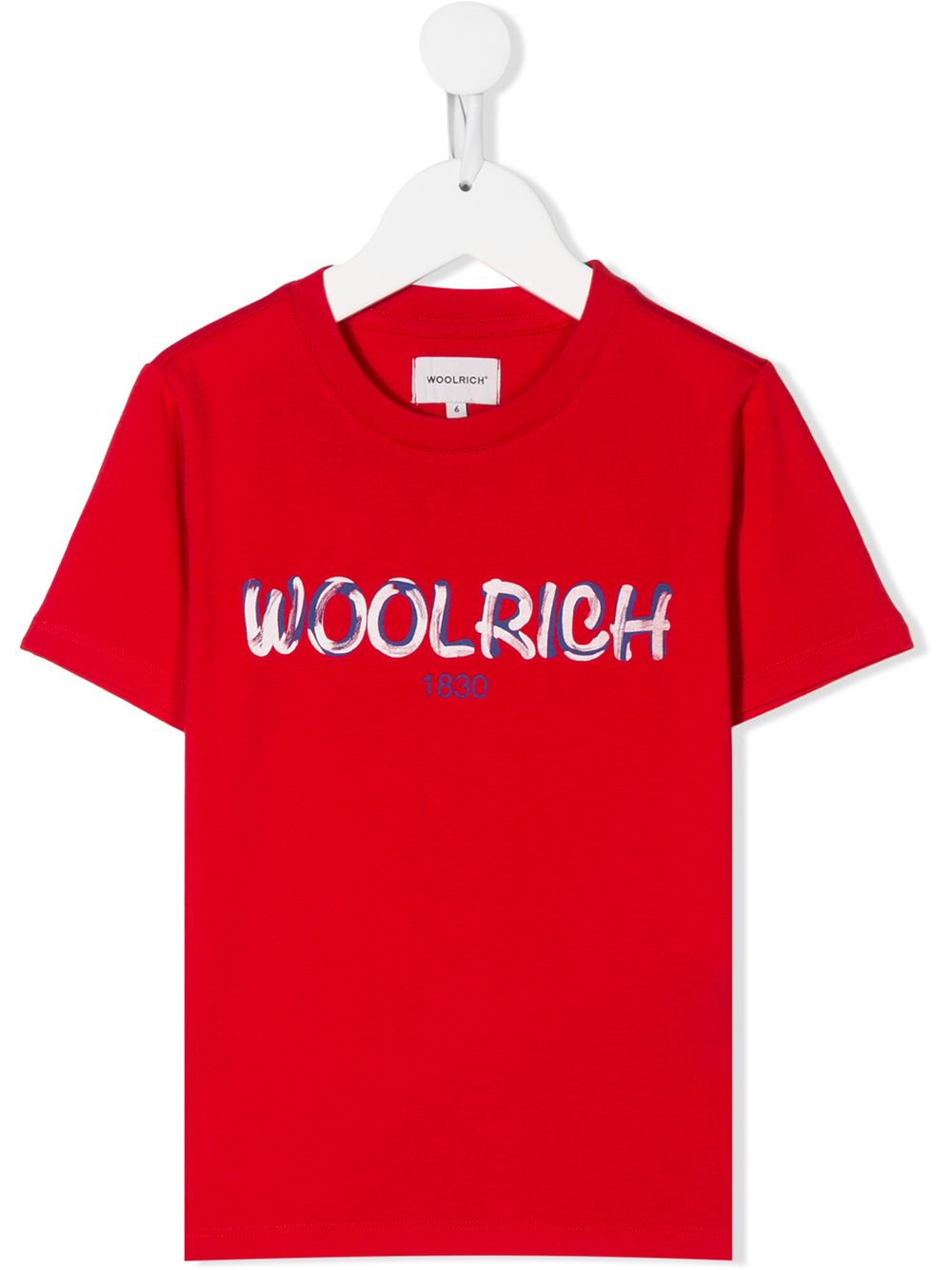 фото Woolrich kids футболка с логотипом