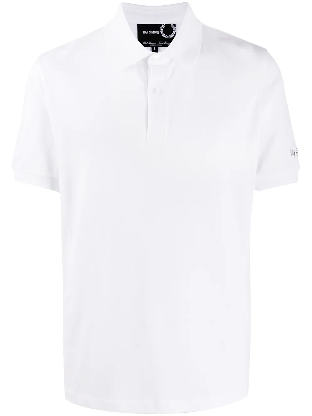 фото Raf simons x fred perry embroidered logo polo shirt